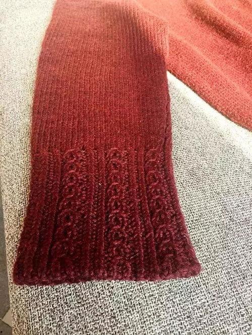 自带袖的织法视频